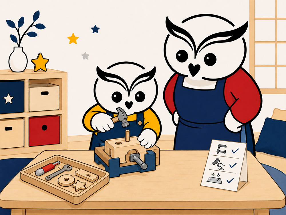 親子で安全に工作を楽しもう!