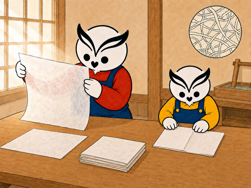 薄くても丈夫な和紙