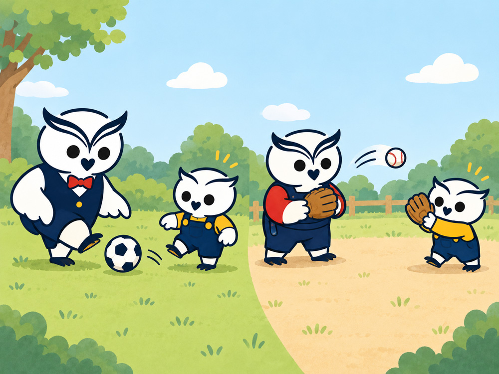 上達しても基本を大切にしている、サッカーではパス練習、野球ではキャッチボールを続けている