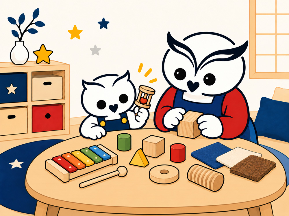 弟が、遊びながら色々な感覚があることで楽しんでいる