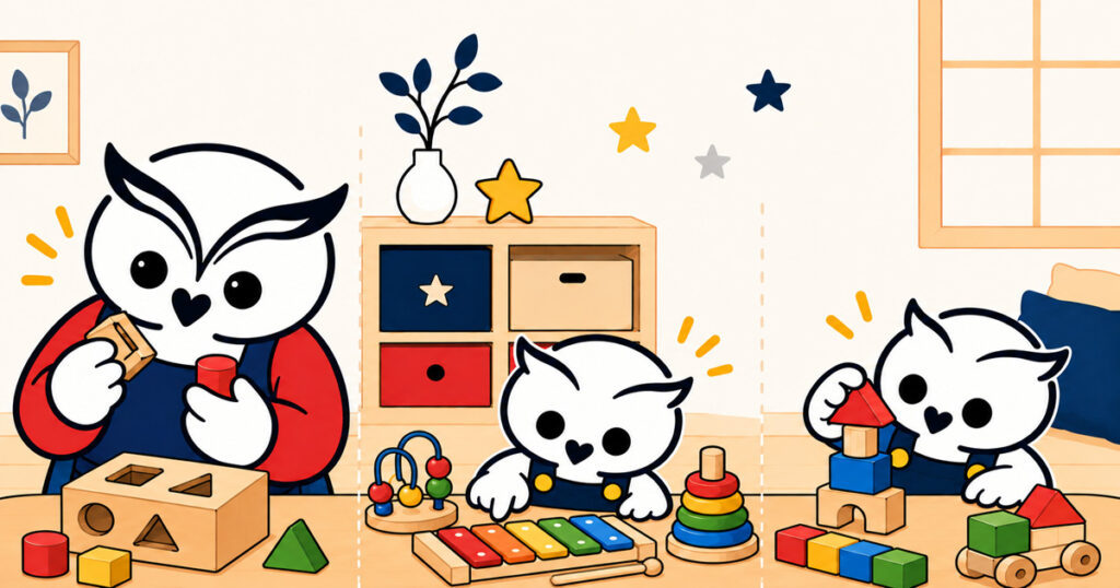 子どもに合った知育玩具を選ぶ時のポイント